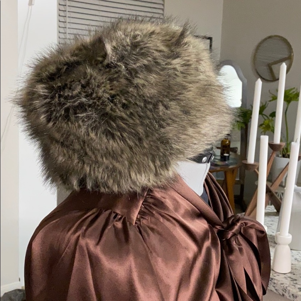 Faux fur hat